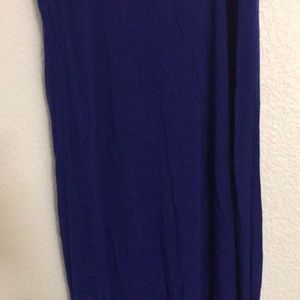 Royal blue maxi skirt